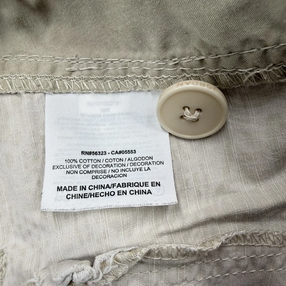 Jordan Cargo Shorts Beige Abstract Print Baggy Size 38R